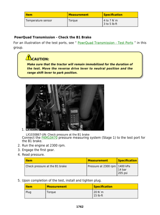 John Deere 5080R, 5080RN, 5090R, 5090RN, 5100R, 5100RN Tractor Repair Manual - Image 6