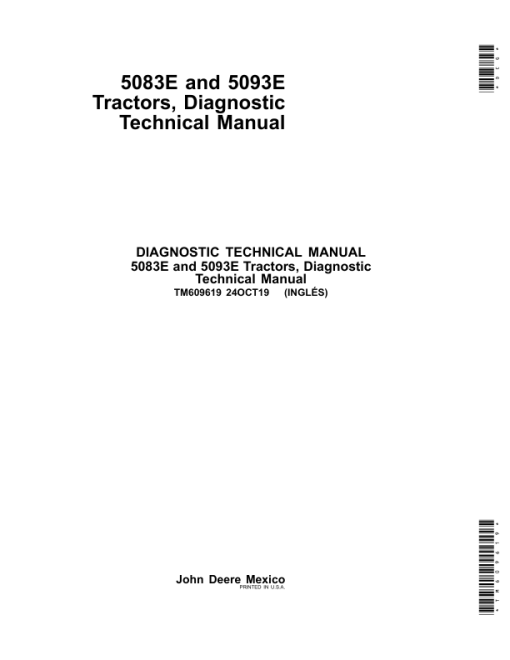 John Deere 5083E, 5093E Tractors Service Repair Manual (Turkey only) - Image 2