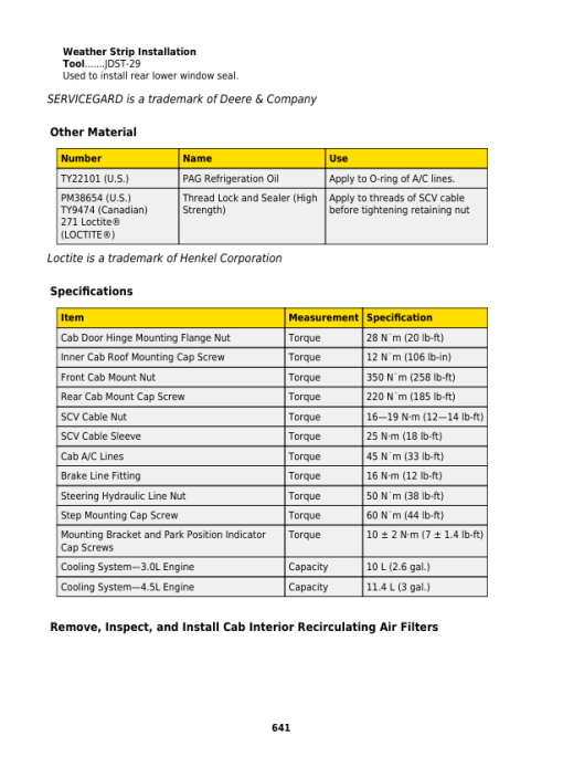 John Deere 5085E, 5100E (IT4) Tractors Service Repair Manual (TM128219 and TM128319) - Image 5