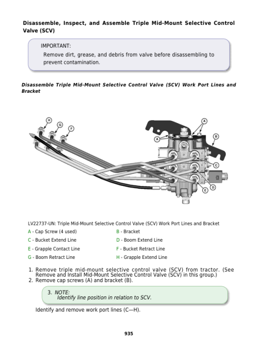 John Deere 5085M, 5100M, 5100MH, 5100ML, 5115M, 5115ML (FT4) Tractors Repair Manual - Image 6