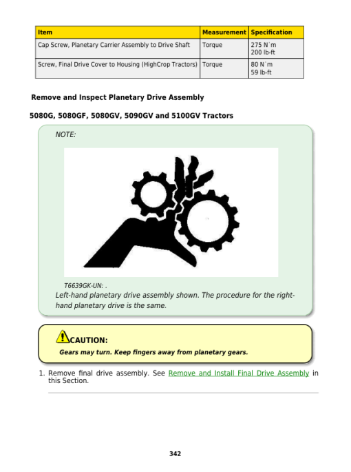 John Deere 5090G, 5090GH, 5100GF, 5100GN Tractors Repair Technical Manual (Tier 3/Stage III A) - Image 4