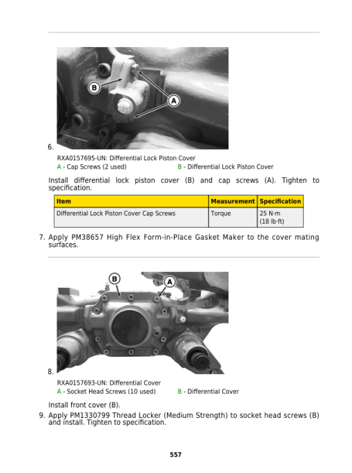 John Deere 5090R, 5100R, 5115R, 5115RH, 5125R (FT4 & Stage IIIB) Tractors Repair Manual - Image 4