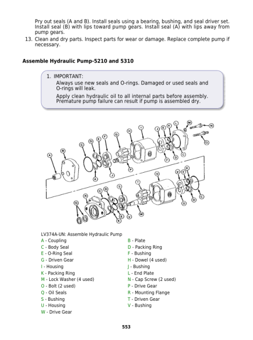 John Deere 5210, 5310, 5410, 5510 Tractors Service Repair Manual (TM1716) - Image 2