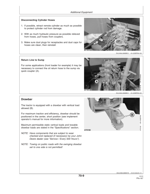 John Deere 5215, 5315, 5415, 5515, 5515 High Crop Tractors Repair Manual (Europe - (TM4856) - Image 2