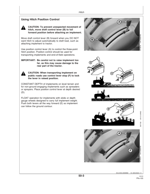 John Deere 5215, 5315, 5415, 5515, 5515 High Crop Tractors Repair Manual (Europe - (TM4856) - Image 4