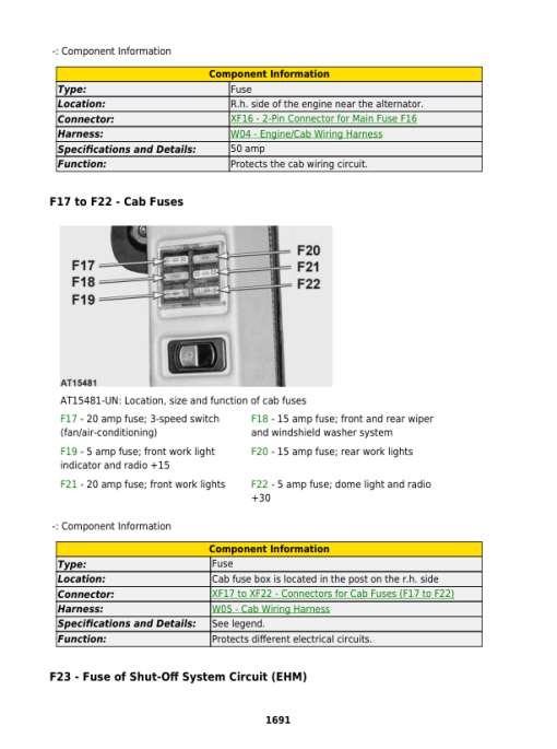 John Deere 5215, 5315, 5415, 5515, 5515 High Crop Tractors Repair Manual (Europe - (TM4856) - Image 5