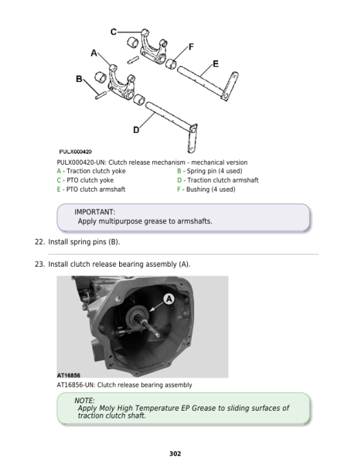 John Deere 5215F, 5215V, 5315F, 5315V, 5515F, 5515V, 5615F, 5615V Tractors Repair Manual - Image 5