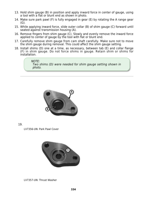 John Deere 5310, 5310S, 5203S Tractors Service Repair Manual (India - MY2005 - MY2013) - Image 2