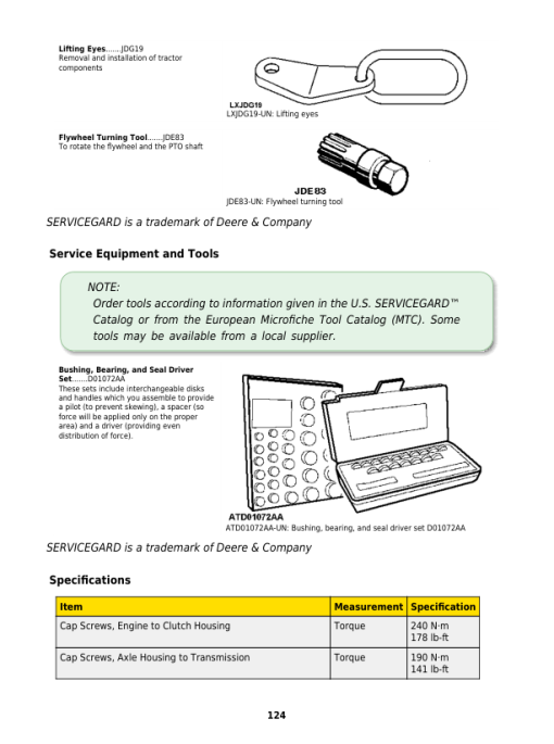 John Deere 5310, 5410, 5510 Tractors Service Repair Manual (Europe - (TM4767) - Image 5