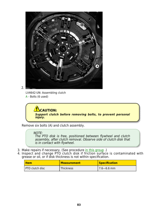 John Deere 5403, 5600, 5603, 5605, 5700, 5705 Tractors Repair Manual (South America) - Image 6