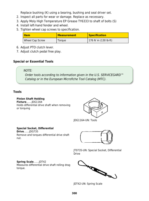 John Deere 5415, 5415 Narrow, 5415 Orchard, 5615, 5615HC, 5715, 5715HC Tractors Repair Manual - Image 5