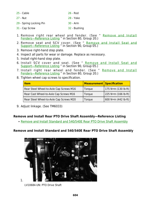 John Deere 5725, 5725 Narrow, 5725 Orchard, 5725 High Crop Tractors Repair Manual - Image 3