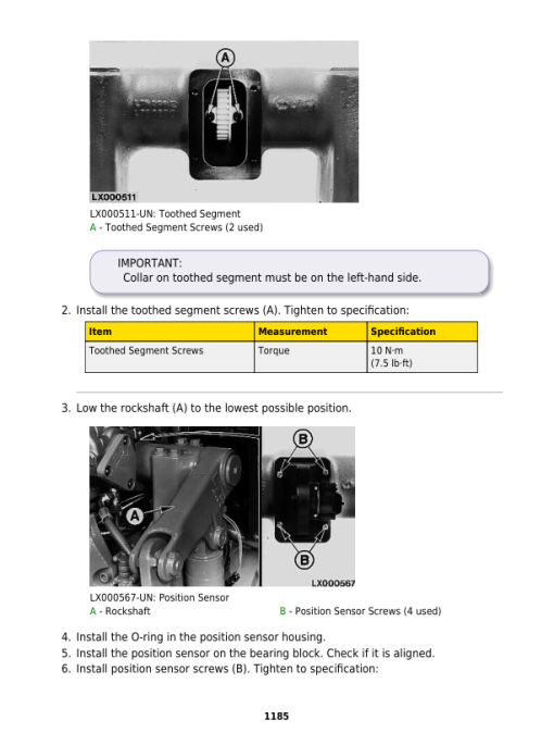 John Deere 6100J (002167-599999), 6115J (000001-599999), 6125J (500001-599999) Tractors Repair Manual - Image 4