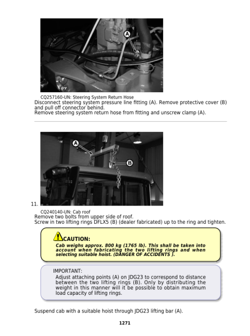 John Deere 6105J, 6105JH, 6140J, 6140JH, 6155J, 6155JH Tractors Repair Manual - Image 3