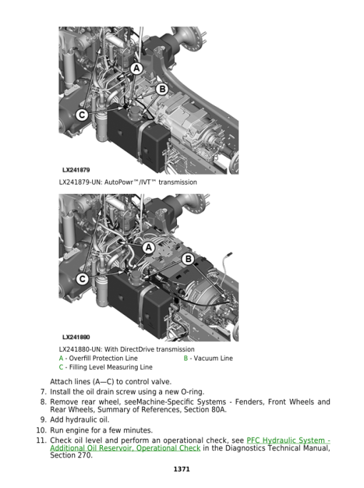 John Deere 6110R, 6120R, 6130R, 6135R Tractors Repair Manual (MY18 - ) - Image 5