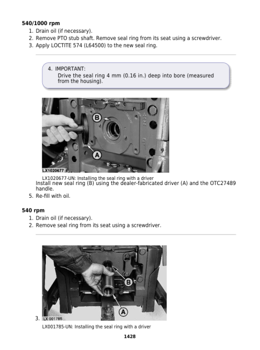 John Deere 6120L, 6220L, 6320L, 6420L, 6520L Tractors Repair Manual (North America - S.N 100001 - 398790) - Image 5