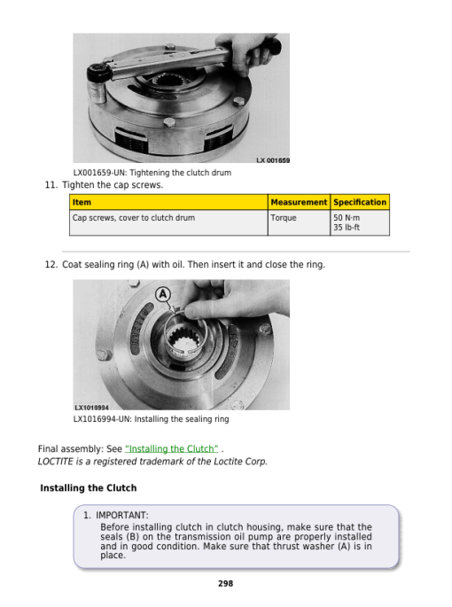 John Deere 6215, 6515 Tractors Repair Manual (Europe & S.N 100001 - 398790 ) - Image 4