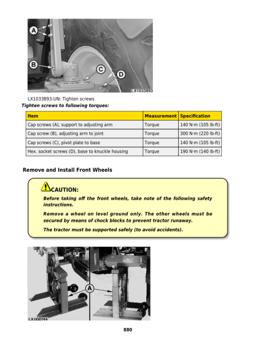 John Deere 6215, 6515 Tractors Repair Manual (Europe & S.N 100001 - 398790 ) - Image 6