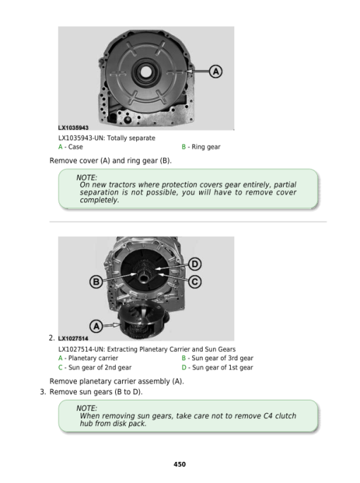 John Deere 6415, 6615, 7515 Tractors Service Repair Manual - Image 5