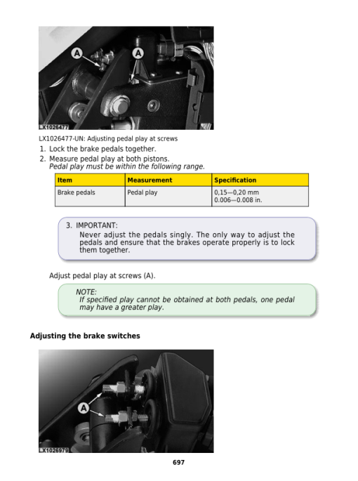 John Deere 6415, 6615, 7515 Tractors Service Repair Manual - Image 6