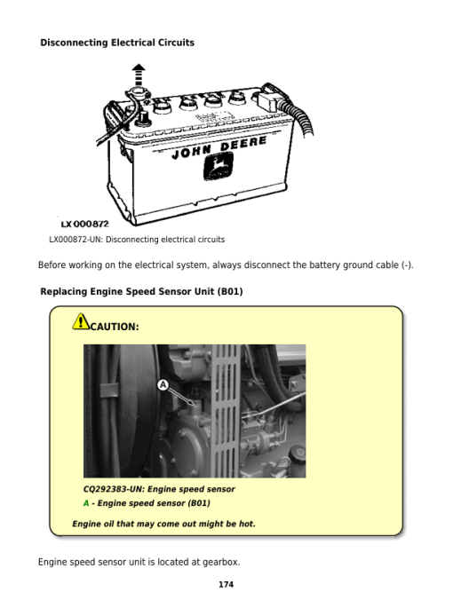 John Deere 6415 Classic, 6615 Classic, 6110E, 6125E Tractors Repair Manual - Image 5