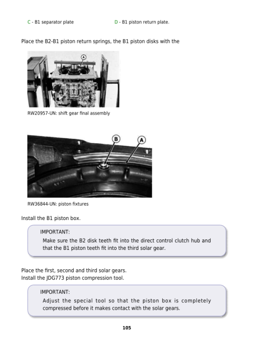 John Deere 7505 Tractors Service Repair Manual (Australia & South America) - Image 3