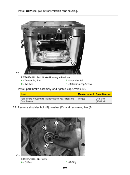 John Deere 7630, 7730, 7830, 7930, 2204 Tractors Service Repair Manual (TM2234 and TM2266) - Image 4