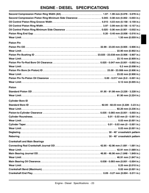 John Deere 790 Compact Utility Tractor Repair Manual (TM2088) - Image 2