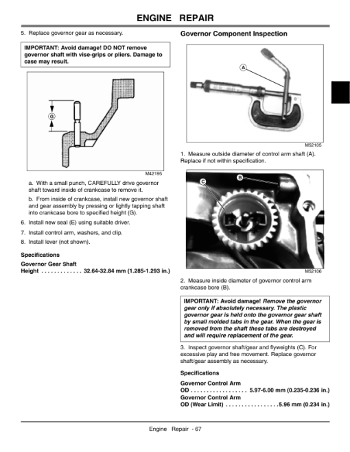 John Deere 7G18 Commercial Walk Behind Mower Repair Manual (TM2220) - Image 3