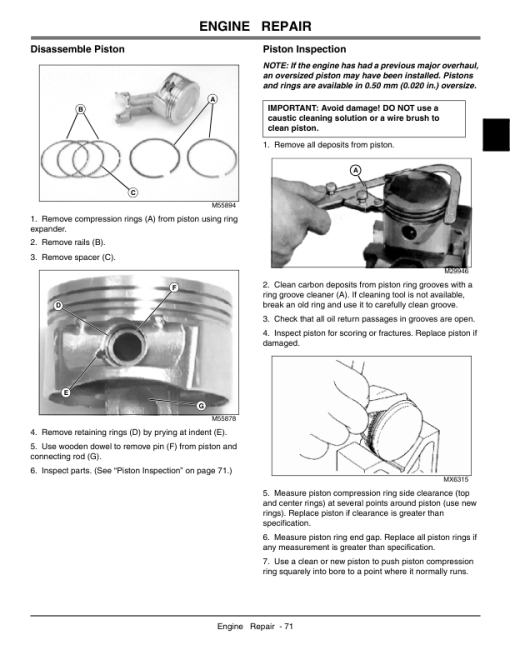 John Deere 7G18 Commercial Walk Behind Mower Repair Manual (TM2220) - Image 4