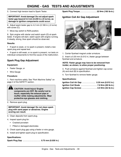 John Deere 7H17, 7H19 Commercial Walk Behind Mower Repair Manual (TM2133) - Image 2