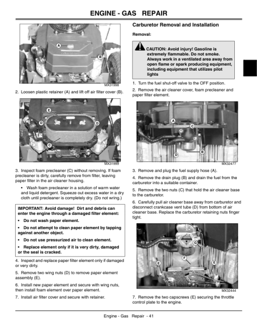 John Deere 7H17, 7H19 Commercial Walk Behind Mower Repair Manual (TM2133) - Image 3