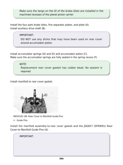 John Deere 8100, 8200, 8300, 8400 Tractors Repair Manual (TM1575 and TM1576) - Image 3