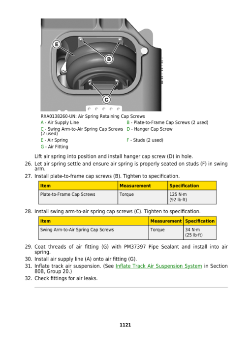 John Deere 8295RT, 8320RT, 8345RT, 8370RT Tractors Repair Manual - Image 3