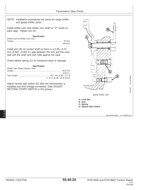 John Deere 9100, 9200, 9300, 9400 Tractors Repair Manual (TM1623 and TM1624) - Image 4