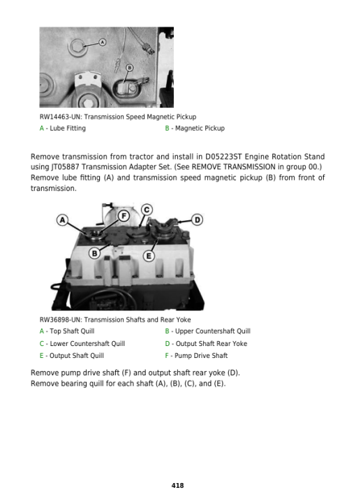 John Deere 9320T, 9420T, 9520T, 9620T Tractors Repair Manual - Image 2