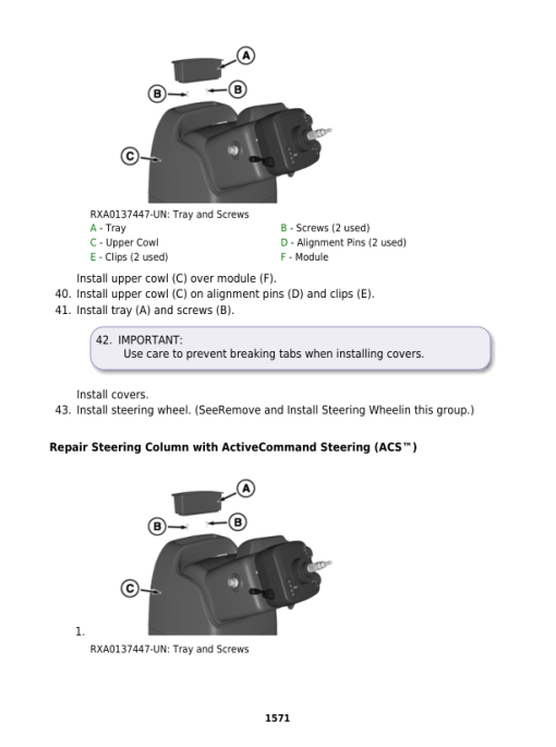 John Deere 9370R, 9520R, 9470RX, 9520RX, 9470R Tractors Repair Manual (SN after 056000-) - Image 6