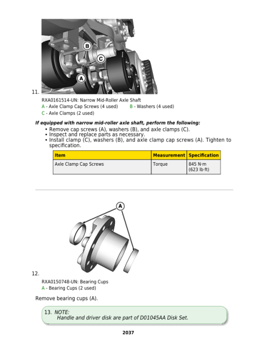 John Deere 9420RX, 9620R, 9570RX, 9570R, 9420R, 9620RX Tractors Repair Manual (SN after 804000-) - Image 6