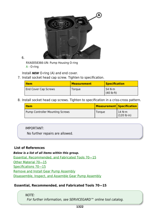 John Deere 9470RT, 9520RT, 9570RT, 9RT Tractors Repair Manual - Image 5