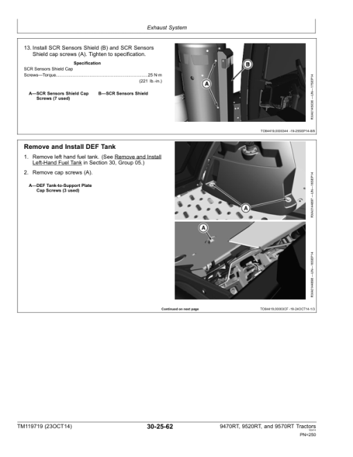 John Deere 9470RT, 9520RT, 9570RT Tractors Repair Manual (906000-916999) - Image 4