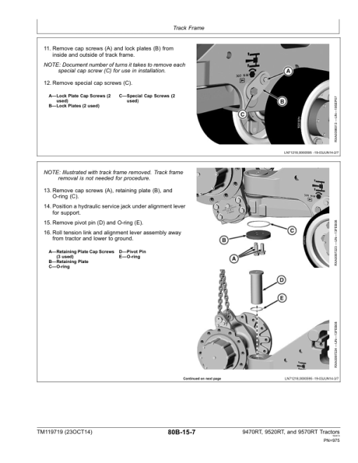 John Deere 9470RT, 9520RT, 9570RT Tractors Repair Manual (906000-916999) - Image 6