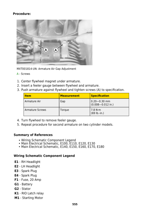 John Deere E100, E110, E120, E130, E140, E150, E160, E170, E180 Repair Manual (TM151119) - Image 5