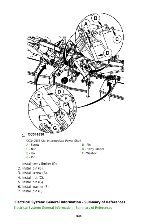 John Deere F310R, F350R, R870R, R950R, R990R Mower Conditioners Repair Manual (TM3101419) - Image 5