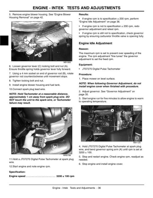 John Deere JS60H, JS63, JS63C Walk Behind Rotary Mowers Repair Manual (TM2209) - Image 4