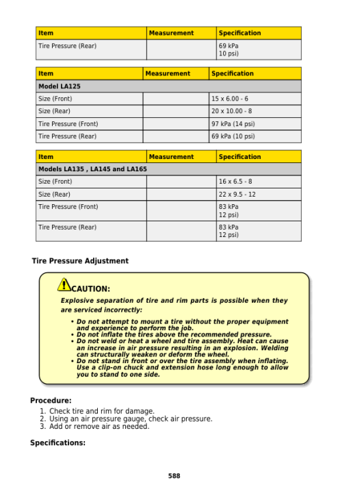 John Deere LA105, LA115, LA125, LA135, LA145, LA155, LA165, LA175 Tractors Repair Manual - Image 5