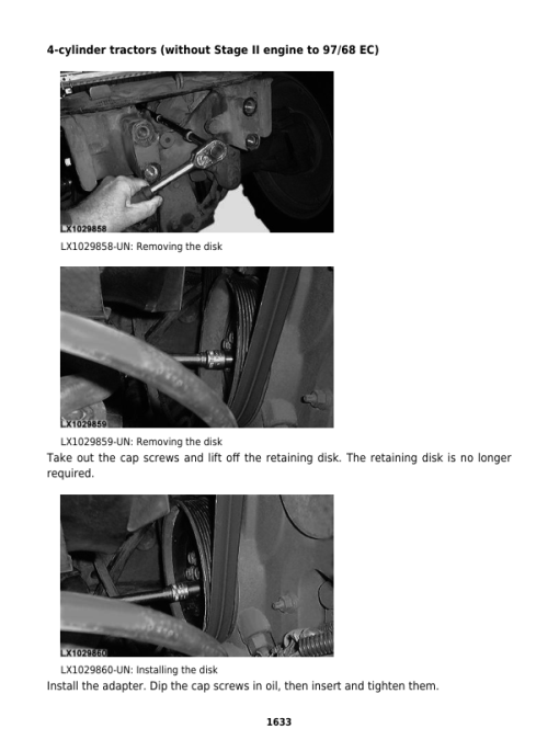 John Deere SE 6020, SE 6120, SE 6220, SE 6320, SE 6420, SE 6520 Tractors Repair Manual - Image 6