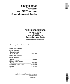 Repair Manual, Service Manual, Workshop Manual