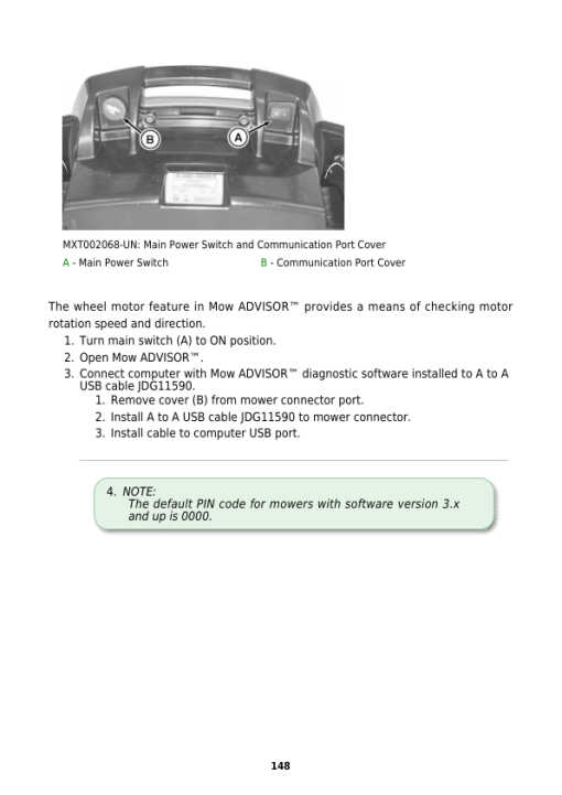 John Deere Tango E5, MOWiT 500F Series II Robotic Mower Repair Manual (TM138919) - Image 3