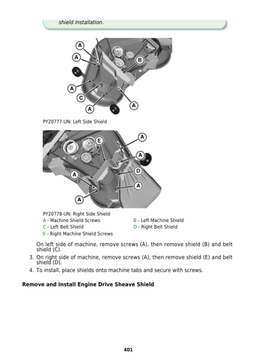 John Deere X106, X126, X166, 107S Lawn Tractors Repair Manual (S.N 010001 - ) (TM151219) - Image 4