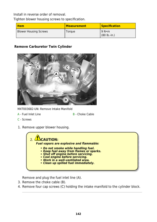 John Deere X116R, X146R, X166R, 92H, 107H Lawn Tractors Repair Manual (TM151319) - Image 2